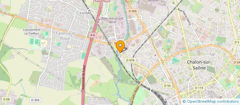 localisation de l'entreprise ASSOCIATION FENARAC 71 à CHALON-SUR-SAONE
