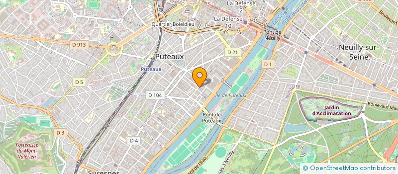 localisation de l'entreprise ASSOCIATION FENETRES FRANCOPHONES  PUTEAUX