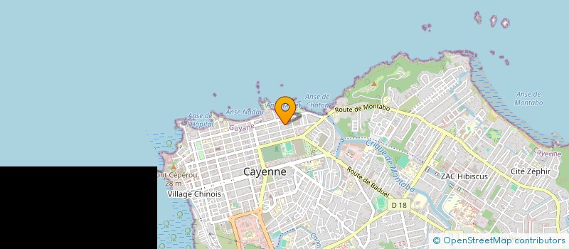 localisation de l'entreprise ASSOCIATION FERME PARTICIPATIVE GUYANE  CAYENNE