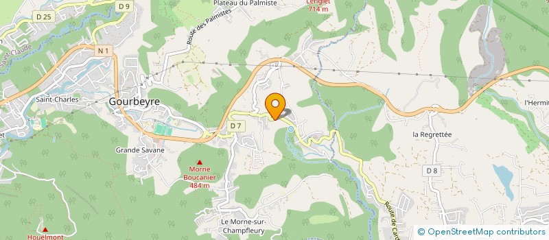 localisation de l'entreprise ASSOCIATION FERME RELAIS INSERTION à GOURBEYRE
