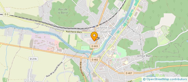 localisation de l'entreprise ASSOCIATION FERTE SERVICES à LA FERTE-SOUS-JOUARRE
