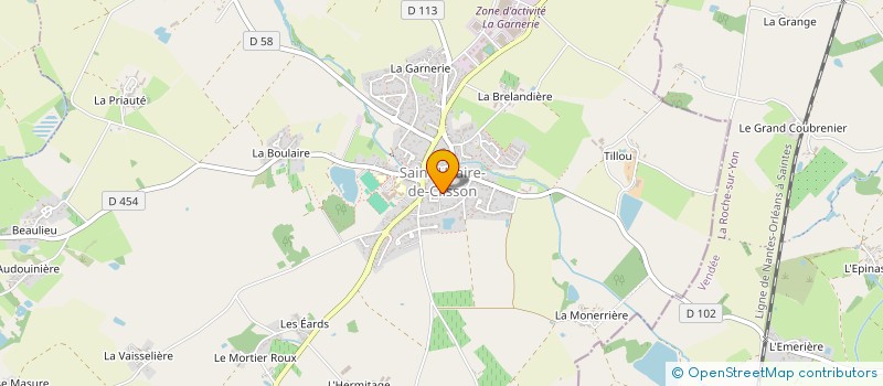 localisation de l'entreprise ASSOCIATION FEST'HILAIRE  SAINT-HILAIRE-DE-CLISSON