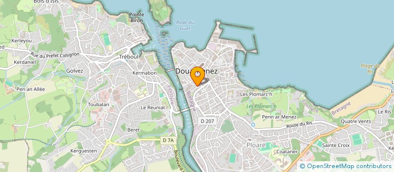 localisation de l'entreprise ASSOCIATION FESTIVAL DE DOUARNENEZ à DOUARNENEZ