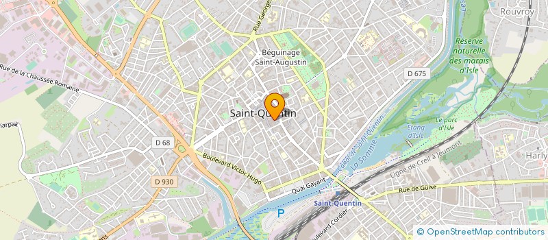 localisation de l'entreprise ASSOCIATION FESTIVAL DE LA NOUVELLE  SAINT-QUENTIN