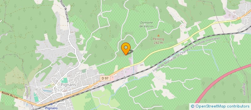 localisation de l'entreprise ASSOCIATION FESTIVAL DES ARTS ROSES  PIGNANS