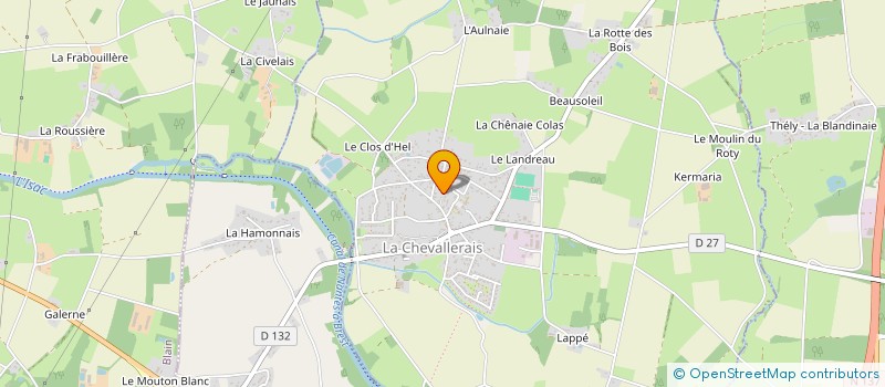 localisation de l'entreprise ASSOCIATION FESTIVAL DES BATTAGES  LA CHEVALLERAIS