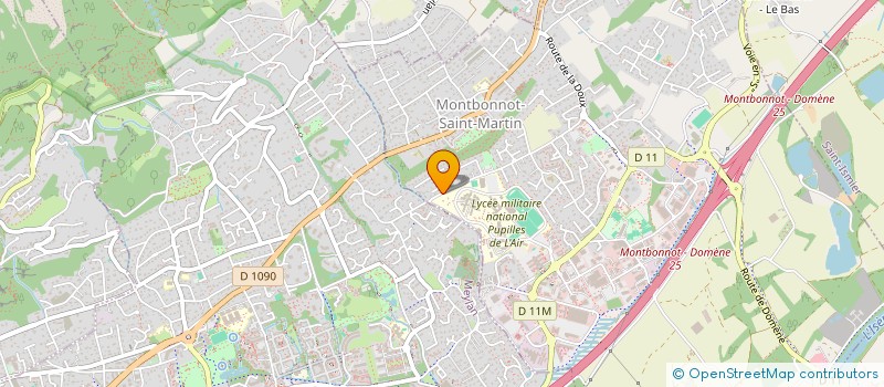 localisation de l'entreprise ASSOCIATION FESTIVAL PHOTO NATURE ET MONTAGNE  MONTBONNOT-SAINT-MARTIN