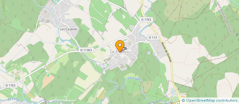 localisation de l'entreprise ASSOCIATION FESTIVE  LE TRIADOU