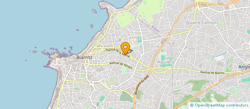 localisation de l'entreprise ASSOCIATION FET' ART à BIARRITZ