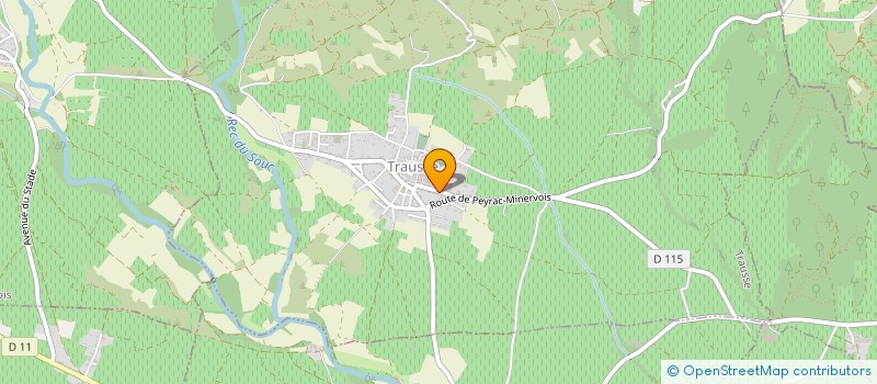 localisation de l'entreprise ASSOCIATION FETE DE LA CERISE  TRAUSSE