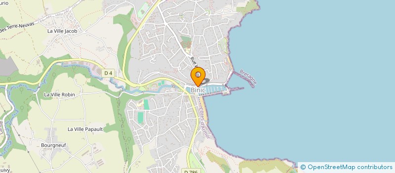 localisation de l'entreprise ASSOCIATION FETE MARITIME DE BINIC  BINIC-ETABLES-SUR-MER