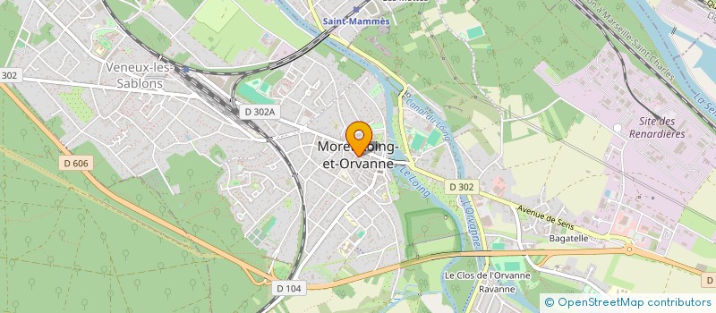 localisation de l'entreprise ASSOCIATION FETES EN SEINE ET LOING  MORET-LOING-ET-ORVANNE