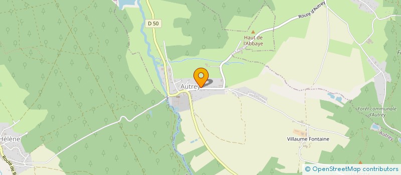 localisation de l'entreprise ASSOCIATION FETES ET LOISIRS D'AUTREY  AUTREY