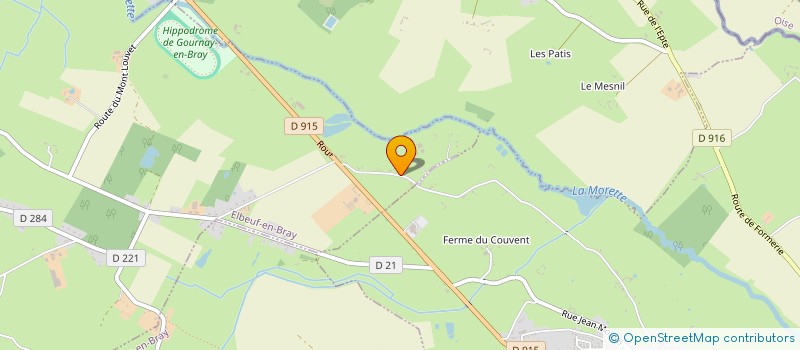 localisation de l'entreprise ASSOCIATION FETES ET LOISIRS D'ELBEUF EN BRAY  ELBEUF-EN-BRAY