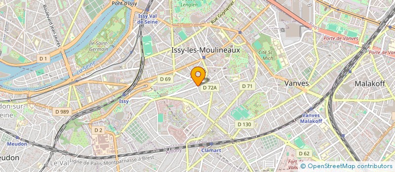 localisation de l'entreprise ASSOCIATION FEU à ISSY-LES-MOULINEAUX