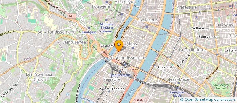 localisation de l'entreprise ASSOCIATION FEVIS - ANTENNE AUVERGNE-RHONE-ALPES  LYON