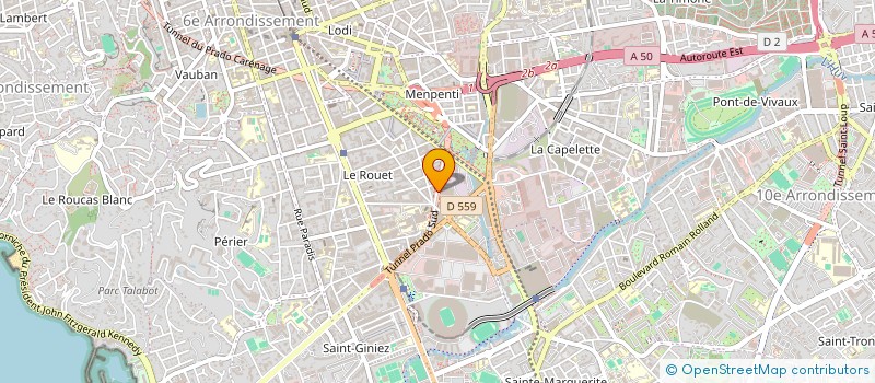 localisation de l'entreprise ASSOCIATION FIERTES DE PROVENCE à MARSEILLE