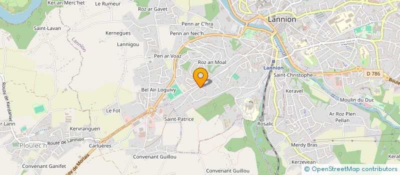 localisation de l'entreprise ASSOCIATION FIEST ARMOR  LANNION