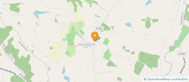 localisation de l'entreprise ASSOCIATION FIESTA'MONTAS  MONTASTRUC