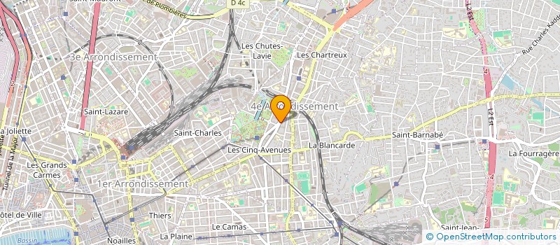 localisation de l'entreprise ASSOCIATION FIFI TURIN CREATION à MARSEILLE