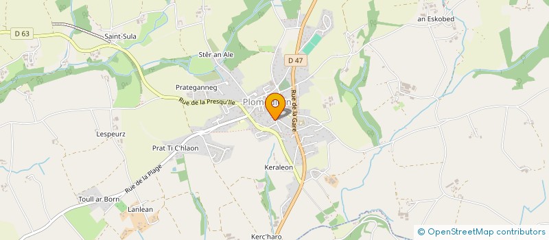 localisation de l'entreprise ASSOCIATION FILLES DU YED  PLOMODIERN