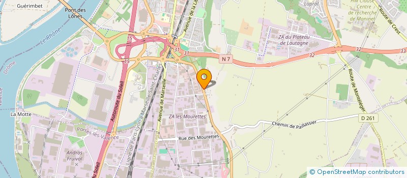 localisation de l'entreprise ASSOCIATION FIN DE DROITS ESPERANCE  VALENCE