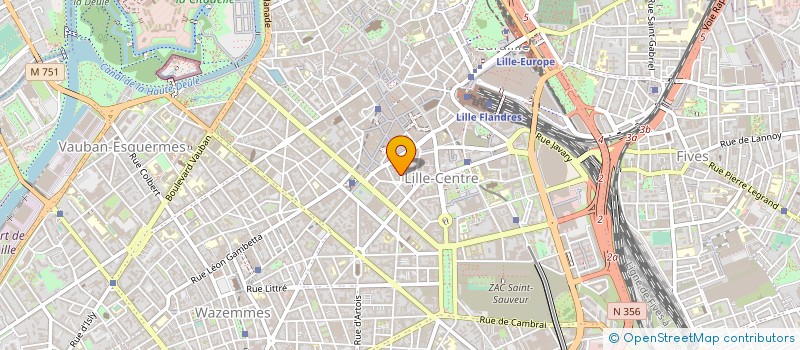 localisation de l'entreprise ASSOCIATION FINANCE SERVICE NORD LES MARTYRS DE LA BANQUE à LILLE