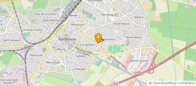 localisation de l'entreprise ASSOCIATION FIREZONE  NARBONNE