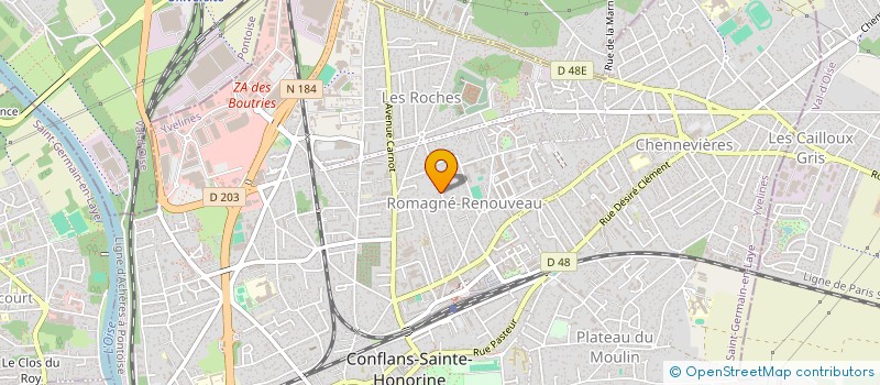 localisation de l'entreprise ASSOCIATION FIT-GYM  CONFLANS-SAINTE-HONORINE