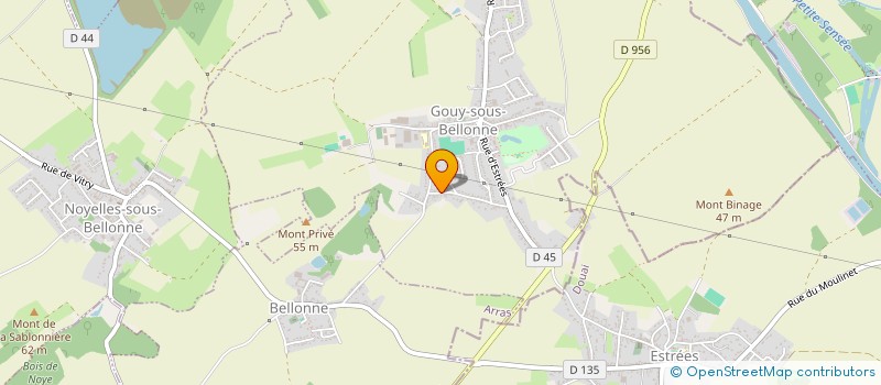 localisation de l'entreprise ASSOCIATION FJ BOX MUSIC  GOUY-SOUS-BELLONNE