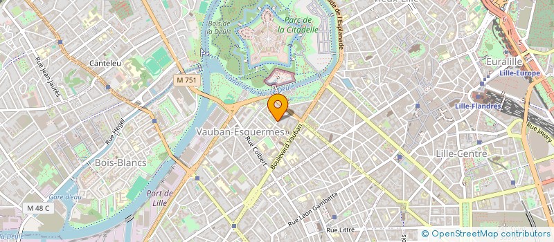 localisation de l'entreprise ASSOCIATION FLAMBI  LILLE