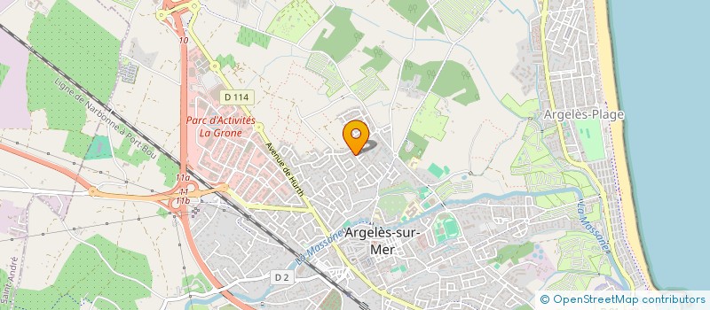 localisation de l'entreprise ASSOCIATION FLAMENCO  ARGELES-SUR-MER