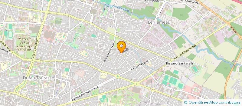 localisation de l'entreprise ASSOCIATION FLAMMETTE à PAU