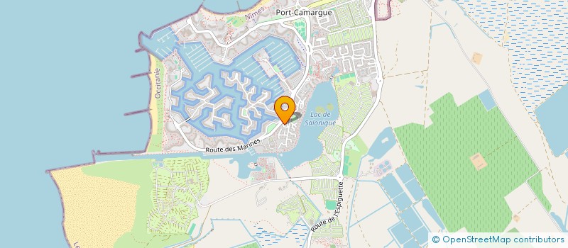 localisation de l'entreprise ASSOCIATION FLEUR DE SWING  LE GRAU-DU-ROI