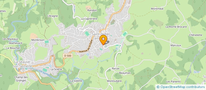 localisation de l'entreprise ASSOCIATION FLEURS DE LYS  SAINT-DIDIER-EN-VELAY