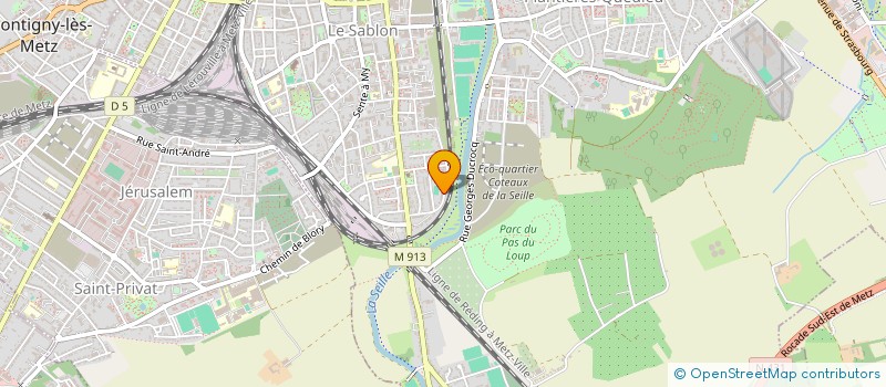 localisation de l'entreprise ASSOCIATION FLIG  METZ