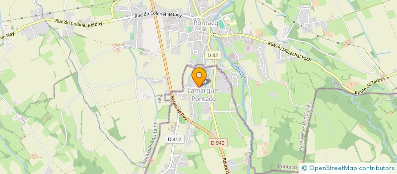 localisation de l'entreprise ASSOCIATION FLOC D ESTELAS  BENAC