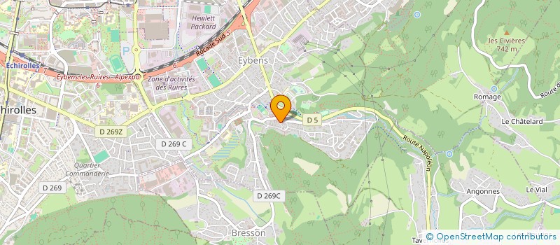 localisation de l'entreprise ASSOCIATION FLOR DE LIS  EYBENS