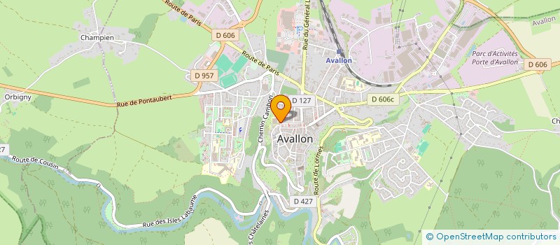 localisation de l'entreprise ASSOCIATION FMC DE L AVALLONNAIS à AVALLON