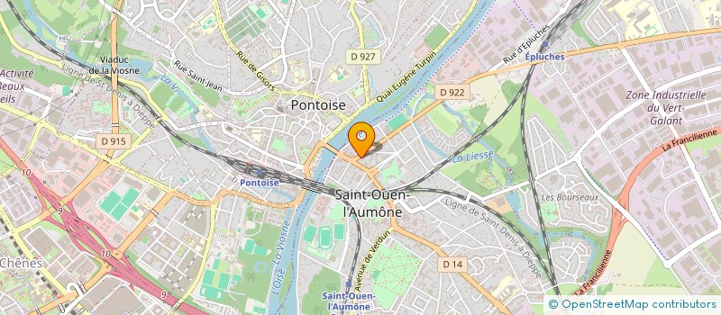 localisation de l'entreprise ASSOCIATION FMF 95 à ST OUEN L AUMONE