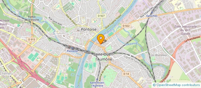 localisation de l'entreprise ASSOCIATION FMF 95 à ST OUEN L AUMONE