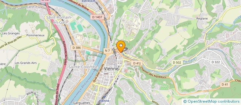 localisation de l'entreprise ASSOCIATION FOETUS  VIENNE