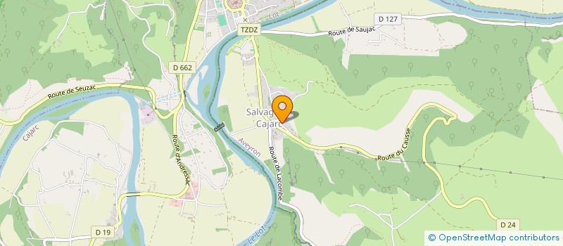 localisation de l'entreprise ASSOCIATION FOISSAC RENCONTRES  FOISSAC