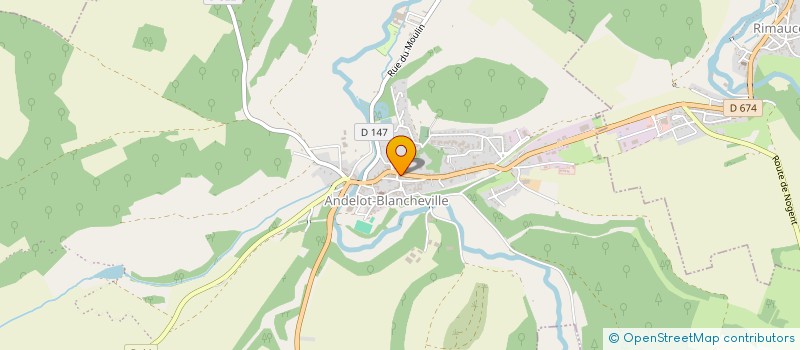 localisation de l'entreprise ASSOCIATION FONCIERE à ANDELOT-BLANCHEVILLE