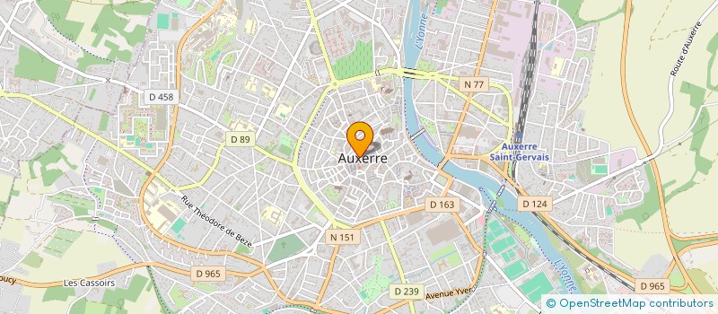 localisation de l'entreprise ASSOCIATION FONCIERE AUXERRE à AUXERRE