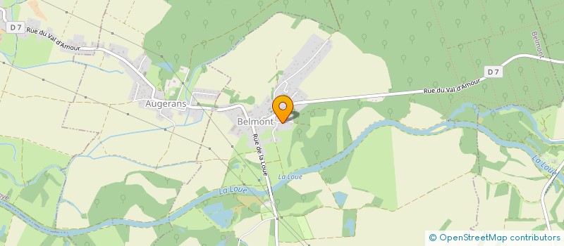 localisation de l'entreprise ASSOCIATION FONCIERE D AMENAGEMENT FONCIER AGRICOLE ET FORESTIER  BELMONT