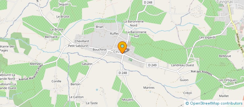 localisation de l'entreprise ASSOCIATION FONCIERE D'AMENAGEMENT FONCIER AGRICOLE ET FORESTIER DE LARUSCADE EST à LARUSCADE