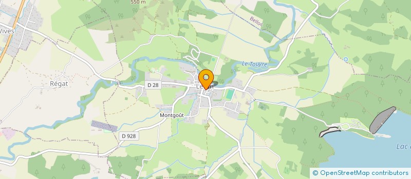 localisation de l'entreprise ASSOCIATION FONCIERE D'AMENAGEMENT FONCIER AGRICOLE ET FORESTIER DE LERAN EXT. COMMUNES REGAT LAROQUE D'OLMES LE PEYRAT à LERAN
