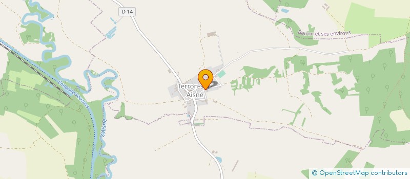 localisation de l'entreprise ASSOCIATION FONCIERE D'ARDEUIL  ARDEUIL-ET-MONTFAUXELLES