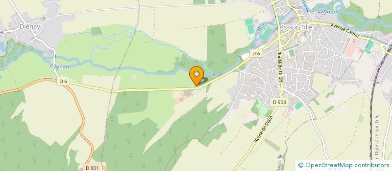 localisation de l'entreprise ASSOCIATION FONCIERE D'ECHEVANNES  ECHEVANNES